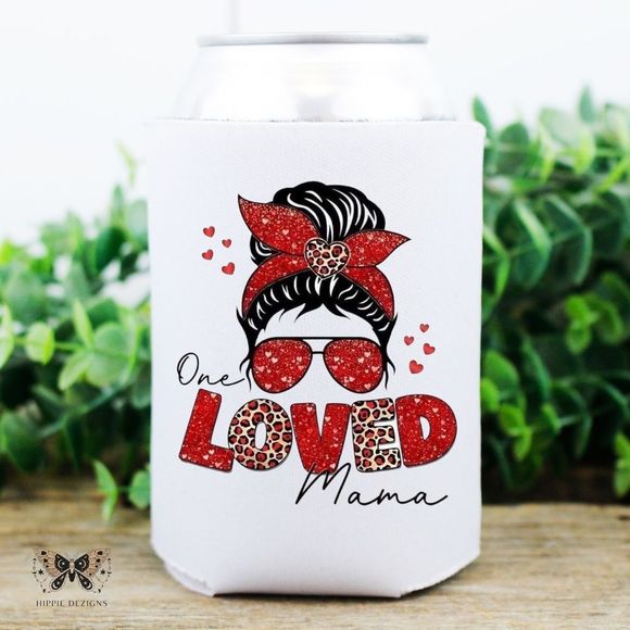 One Loved Mama 12Oz Can Koozie - Picture 1 of 1